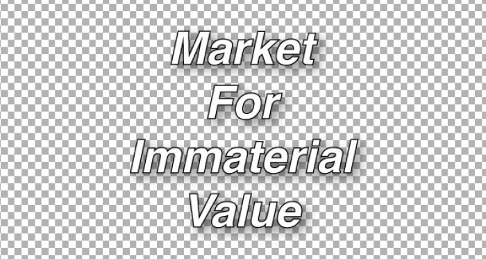Market for Immaterial Value by Valentina Karga and Pieterjan Grandry