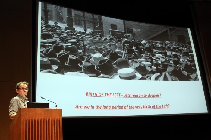 Robert Latham at "Friendly Fire: What Is It to Re-think Radical Politics, Today?", transmediale 2017
