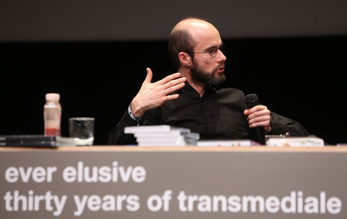 Krystian Woznicki at "Friendly Fire: What Is It to Re-think Radical Politics, Today?", transmediale 2017