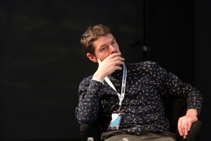 Søren Pold at "Machine Research – Interfaces", transmediale 2017