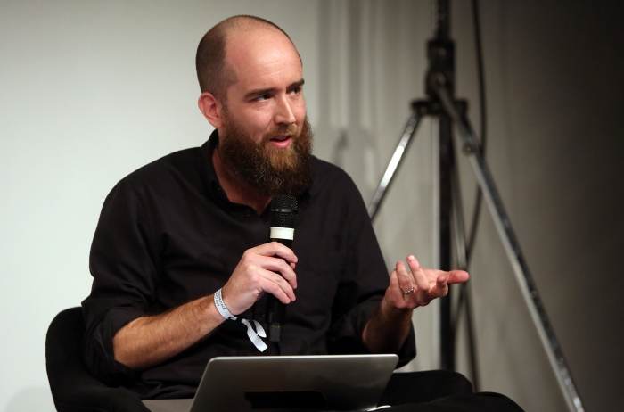 Brian House at "Machine Research – Interfaces", transmediale 2017